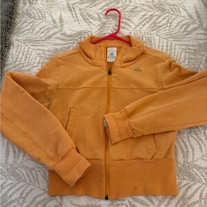 Adidas crop Zip-Up Jacket